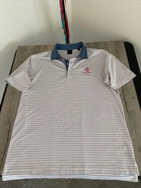 Trump National Doral Golf Polo Shirt Performance Stretch Dunning Golf Large